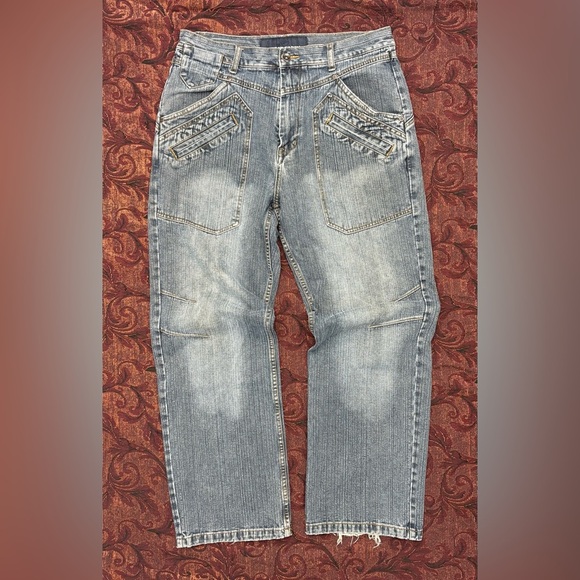 Y2K Super Baggy Phat Farm Jeans - Picture 1 of 4